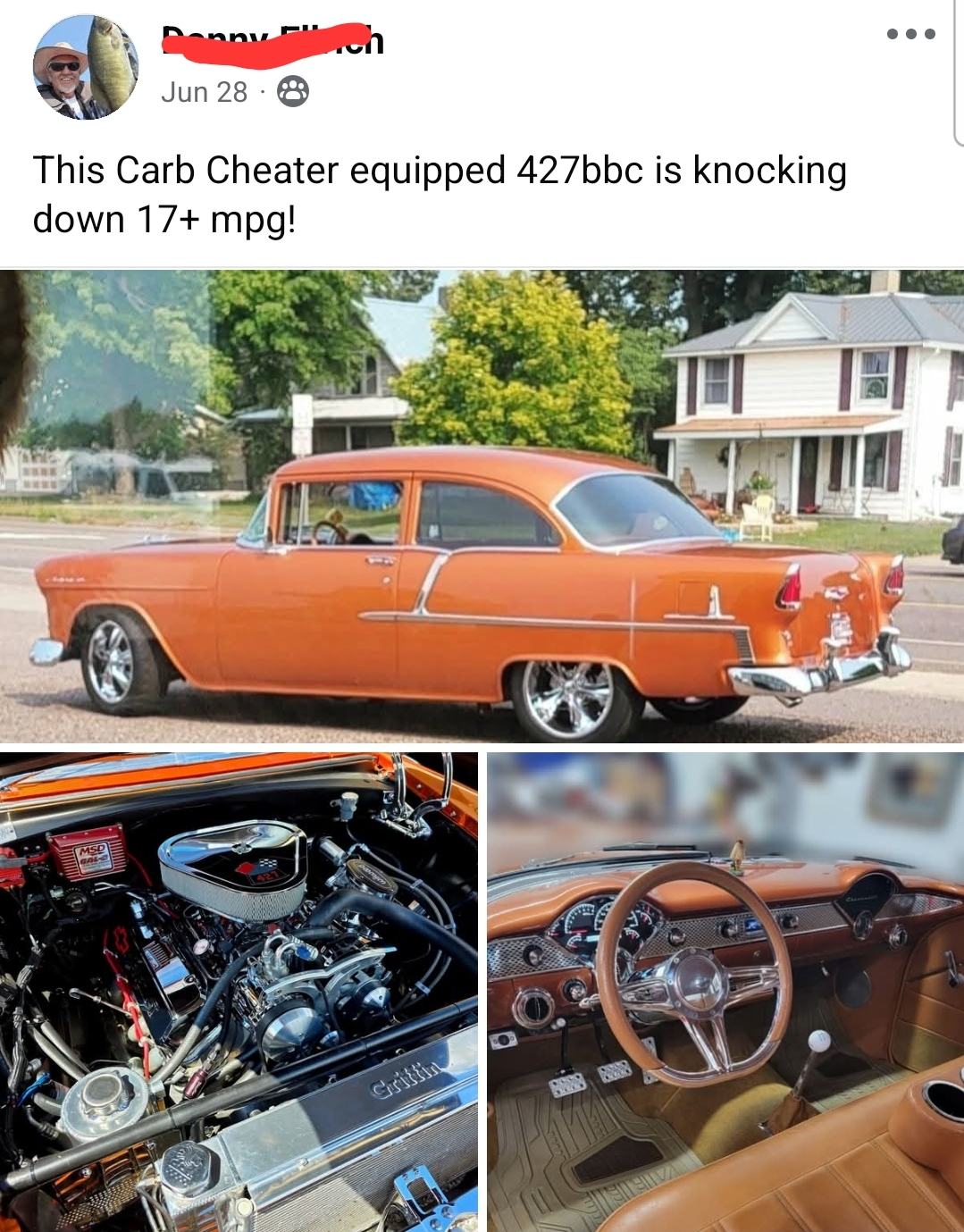 427 BBC knocking down 17+ mpg